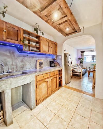 Kitchen, Hostel Boutique 55 in San Cristobal De Las Casas