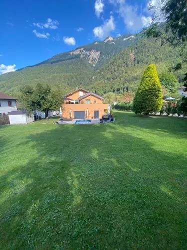 Appartement moderne avec terrasse et piscine à Châtel sur Bex in Bex, Schweiz