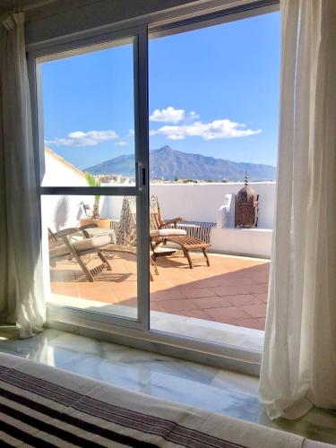 Ban công/sân hiên, Duplex vistas al golf Guadalmina Marbella in Linda Vista