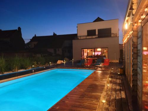 Villa Oriel 1 à NEUFCHATEL-HARDELOT avec piscine privée gîte à louer Le Croquelet