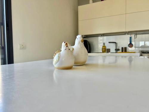 廚房, Beautiful 2BR In Ramat Gan in 北特拉維夫