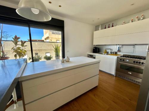 廚房, Beautiful 2BR In Ramat Gan in 北特拉維夫