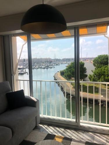 Agde : appartement vue sur le port