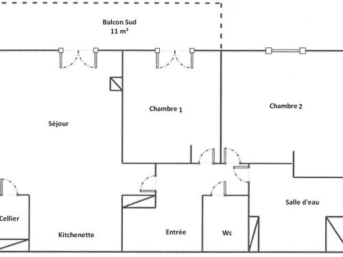 Appartement Cozy 3P avec Balcon Sud, Garage et Proche Golf - Montauban-de-Luchon - FR-1-313-227 in Montauban-de-Luchon