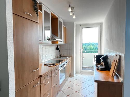 кухня, LTA Apartment Unterschleißheim bei München - 6P, Parkplatz, S-Bahn (LTA Apartment Unterschleißheim bei Munchen - 6P, Parkplatz, S-Bahn) in Unterschleissheim