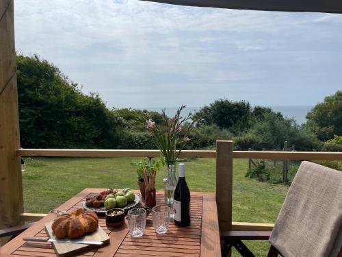 Puckaster Cove Garden Yurt in Chale