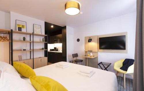1 double bed