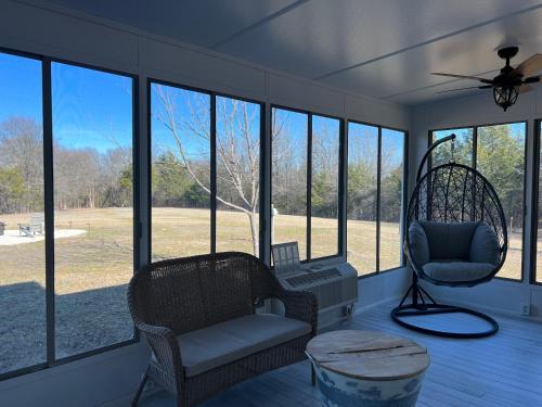 Erkély/terasz, Luxury Ranch Retreat With Swimming Pool in Weston (TX)