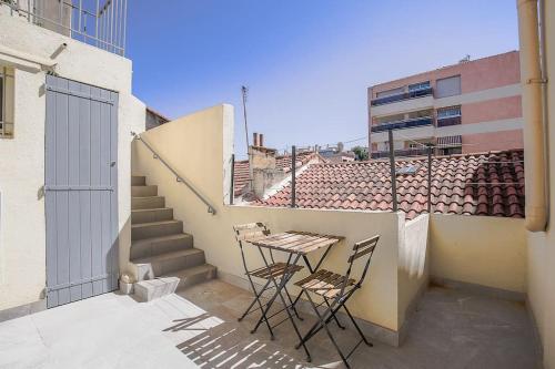 Endoume, Charmant T2 au calme, Terrasse, 13007 - Location saisonnière - Marseille