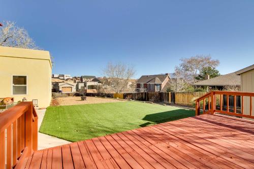 Albuquerque Home with Spacious Yard and Fire Pit!