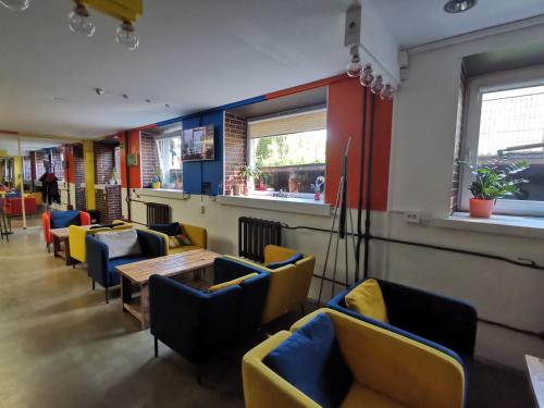 Étterem, Tiki Taka Hostel & Pub in Naujamiestis Vének