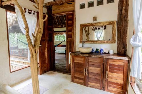 Bathroom, Aldea Colibri in Macario Gomez