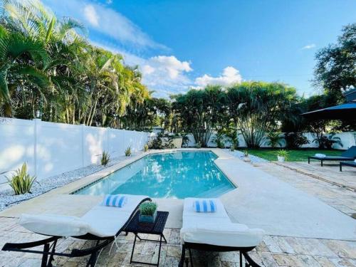 Tropical Oasis House Private Pool Family Yard in Fort Lauderdale, Vereinigte Staaten von Amerika