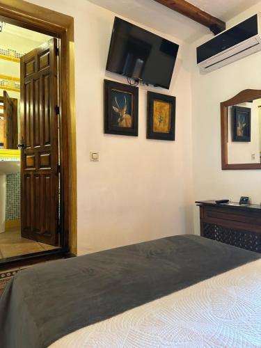 1 double bed