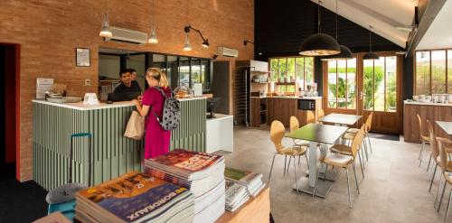 ล็อบบี้, ดิ ออริจินัล แอคเซส โฮเทล สนามบินบอร์โด (The Originals Access, Hôtel Bordeaux Aéroport) in เมริญัก