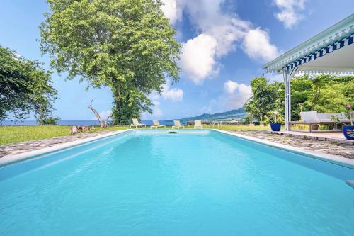 Villa du Morne d'Orange - Grande piscine, vue exceptionnelle sur St Pierre, plage à 5min