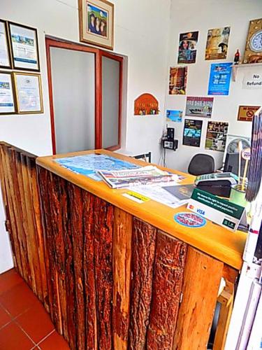 Shark shacks in Mossel Bay