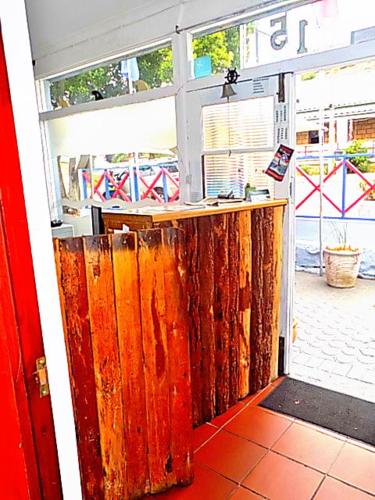 Shark shacks in Mossel Bay