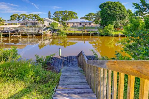 Charming St Lucie River Retreat with Pool and Dock!