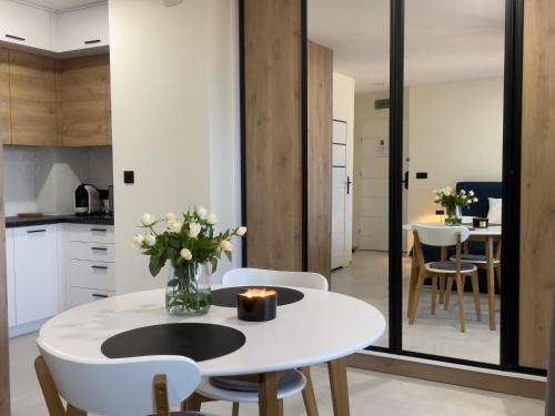 Konyha, URBAN APARTMENTS PREMIUM Baildona 18A, Free Garage, Self Check-in in Nikiszowiec