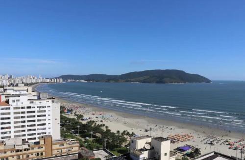 Flat vista mar em Santos