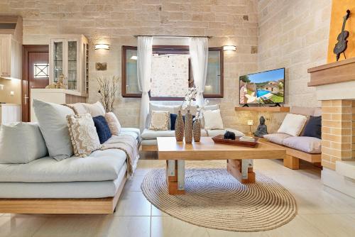 Sunaktis luxury villa in Theriso