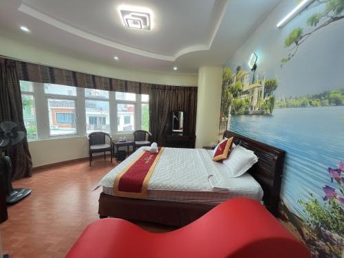 Shared lounge/TV area, Hotel Nam Son in Nui Deo Town