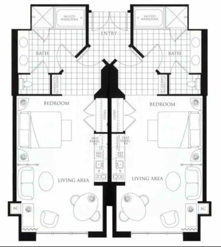 NO RESORT FEES-MGM StripView Adjoining Suites F1 View, Лас-Вегас (фото 6)