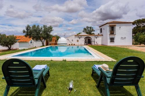 Erkély/terasz, Casa Rural Finca Las Picazas in Penarroya Pueblonuevo