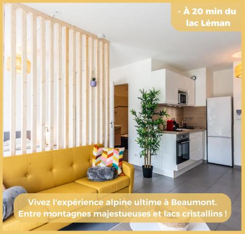 Appartement T2 Proche Genève Beaumont - Location saisonnière - Beaumont