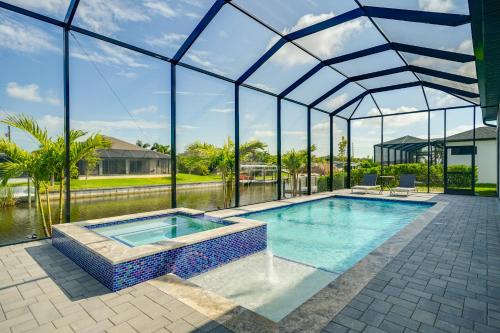 Canal-Front Cape Coral Oasis with Pool and Spa!