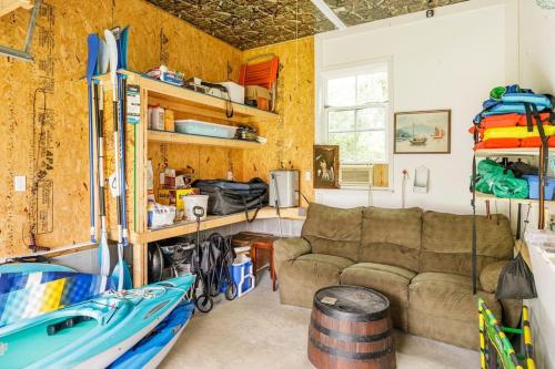 Waterfront Home With Boat Dock & Study