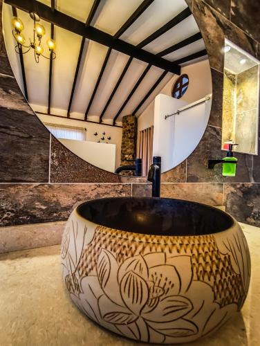 Fürdőszoba, Casa Piedra in Sutamarchán