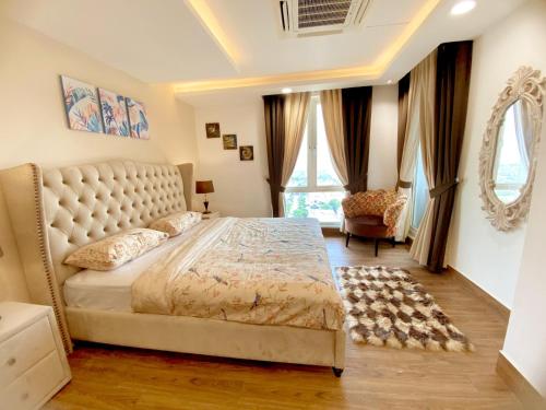 Luxury Apartment with Balcony in Gold Crest, DHA - Skyview Suite