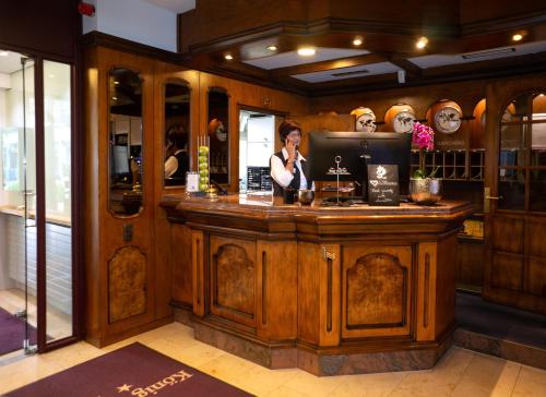 Lobby, Hotel Konig Ludwig II in Garching bei Munchen