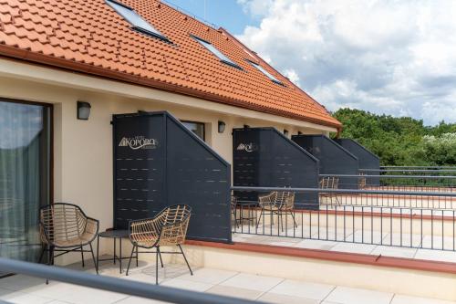 Balcony/terrace, Hotel Koporos Hercegkut in Sarospatak