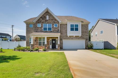 Greer Family Home with Library, Sunroom and Backyard!