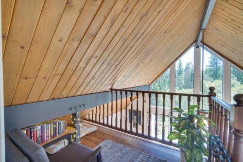 A-Frame Cabin with Game Room and Mountain Views!