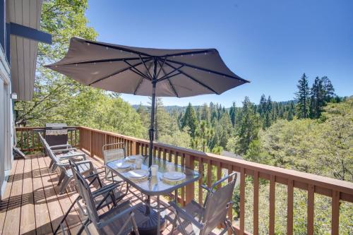 A-Frame Cabin with Game Room, Mtn Views, and Grill!