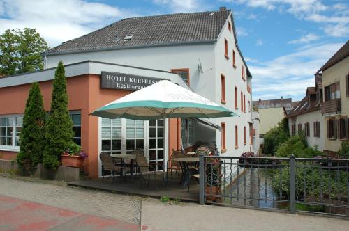 Balcony/terrace, Hotel Kurfurst Garni in Germersheim