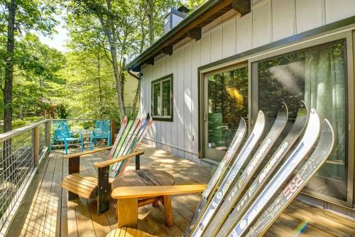 Spacious Design Lodge In Woods - Bushkill