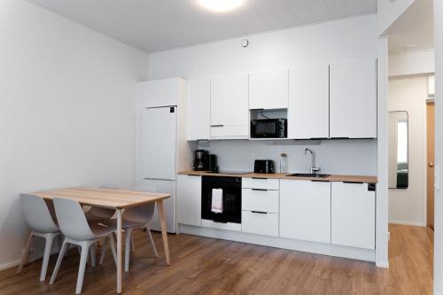 keittiö, Forenom Serviced Apartments Pori Antinkatu in Pori