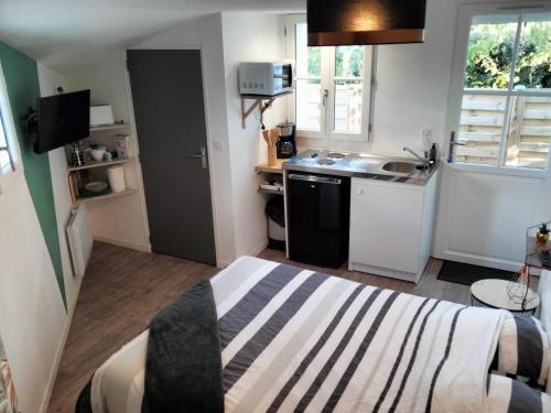 Logement indépendant avec extérieur privatif et clôturé chambre d'hôte Saillé