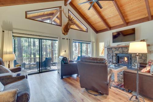 Pinetop Cabin with Deck Fire Pit Game Room and Views - image 10