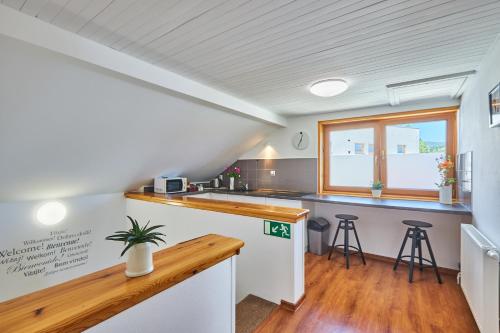 Kitchen, Villa Gap apartments in Cesky Krumlov