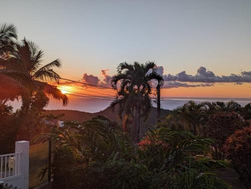 Bungalow WAVES vue mer avec parking privé - Location saisonnière - Les Anses-d'Arlet