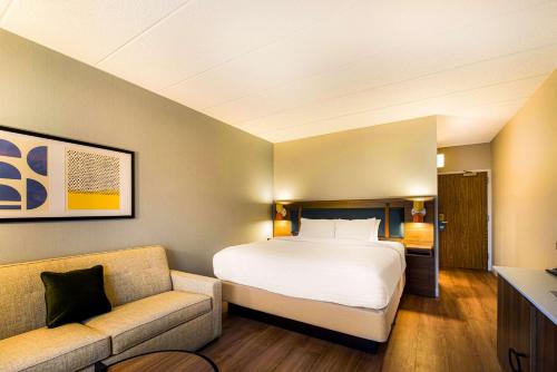 1 king bed, 1 sofa bed