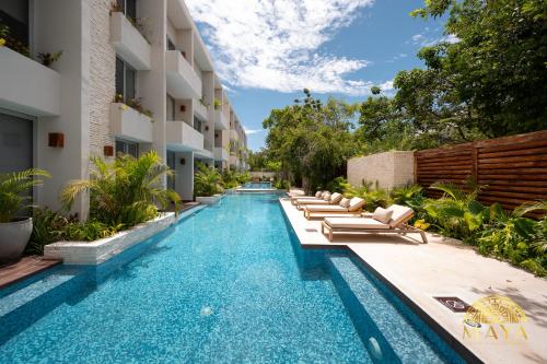 NHOA 108B Lux 1BR Condo Plunge Pool in Aldea Zama - image 4
