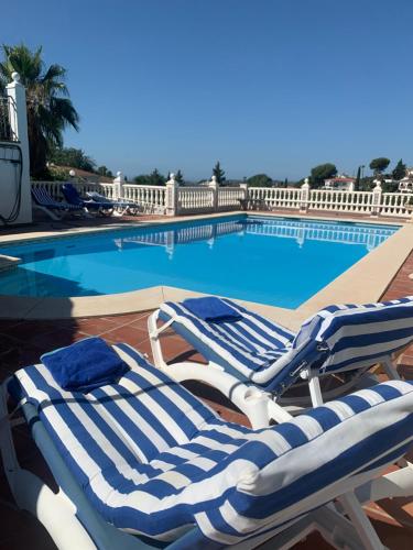 สระว่ายน้ำ, Casa Hermosa Mijas- 7 bedroom villa-sleeps 14 in โดนา ปิลาร์