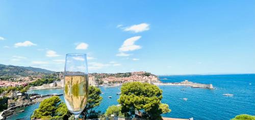 Vue exceptionnelle sur la baie de Collioure